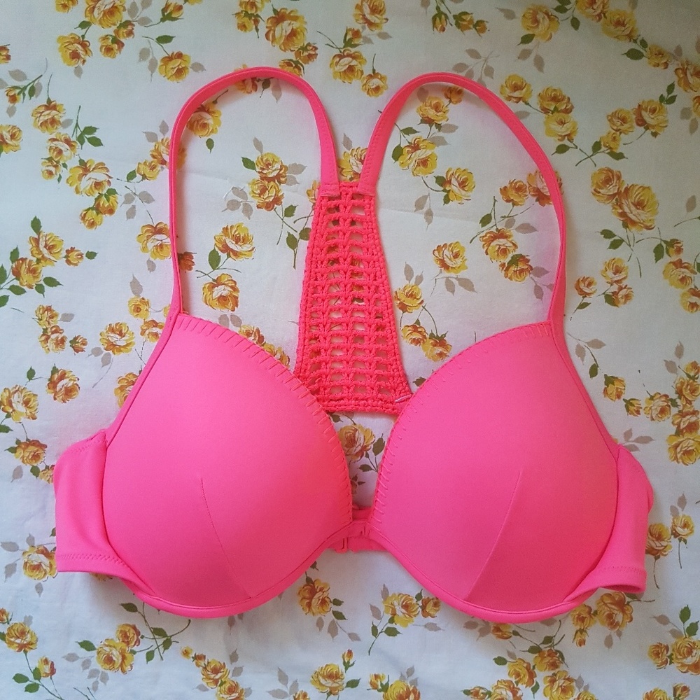 VS Fabulous Crochet Push Up Bikini Top